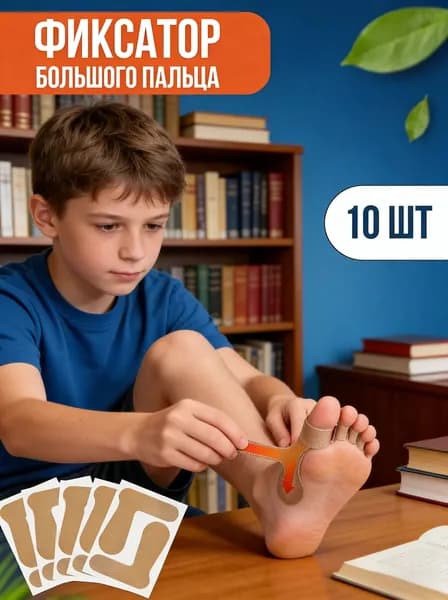 Спортивная лента кинезио для поддержки связок, тейп для коррекции вальгуса стопы