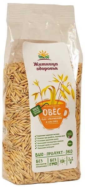 Овёс для заваривания и настоев 400 гр.