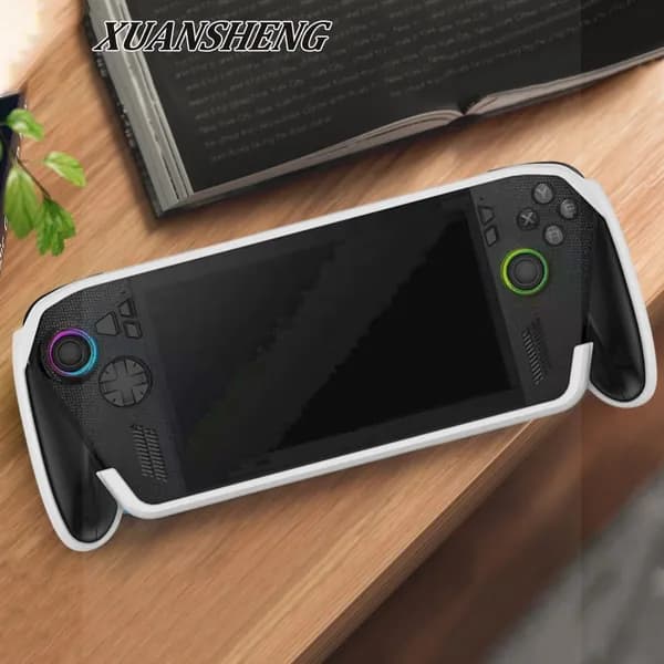 Чехол для игрового планшета ROG XBOX ALLY X из ТПУ с треугольной подставкой, белый