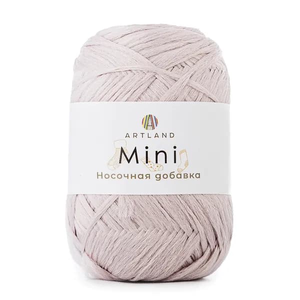 Пряжа для вязания Носочная добавка Mini Artland 1 моток (150 м, 25 гр), цвет 41 пудра