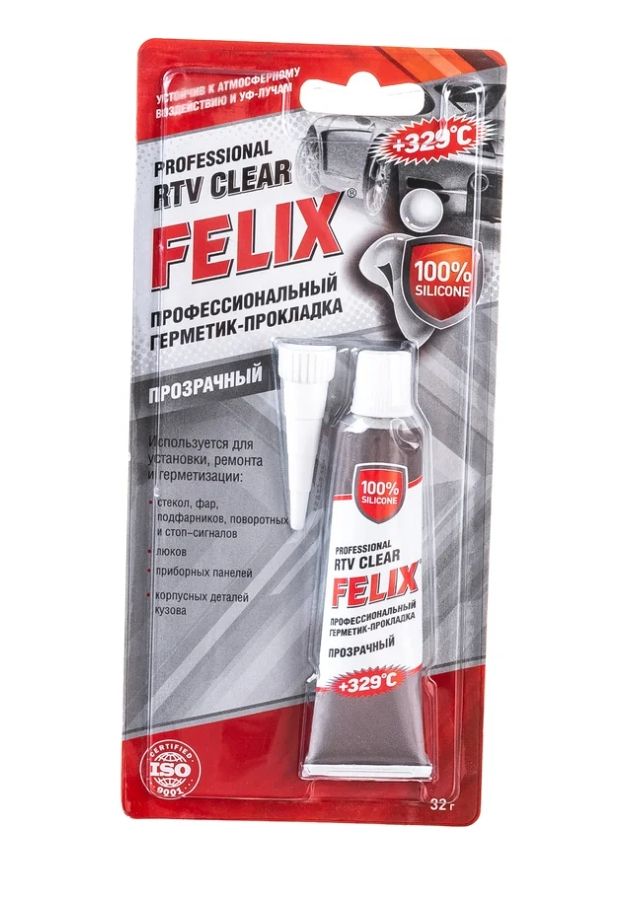 Герметик силиконовый Felix 32 г (прозрачный)