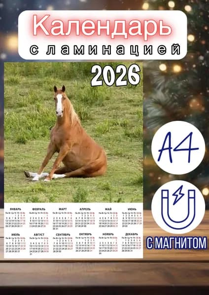 Календарь 2026 г., Настенный