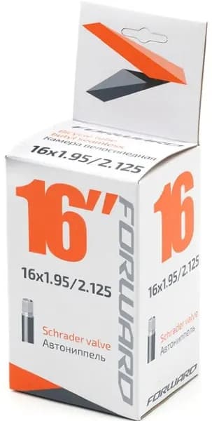 Камера 16"*1.95/2.125, Бутил Schrader (АV) WANDA/FORWARD