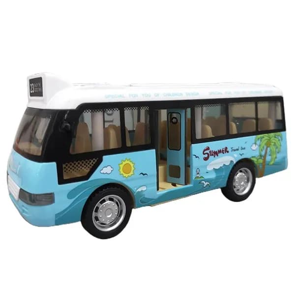 Детский игрушечный школьный автобус, Синий