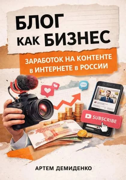 Блог как бизнес: Заработок на контенте в интернете в России | Демиденко Артем | Электронная книга