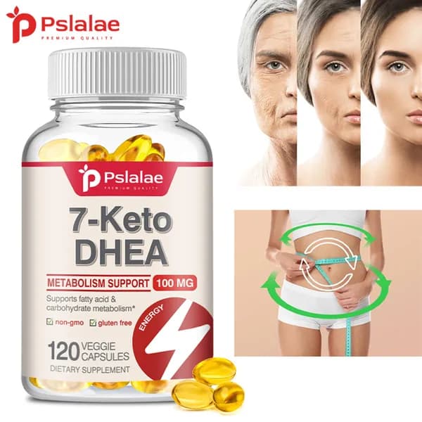 Капсулы Pslalae Metabolic Support - содержат 7-оксо-ДГЭА-3 -уксусную кислоту - поддержка метаболизма, здоровый омоложение