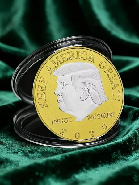 Коллекционная Монета, Donald Trump 2020, Символ Эпохи