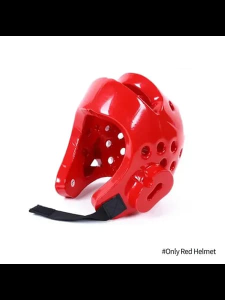 Красный шлем для тхэквондо Only Red Helmet