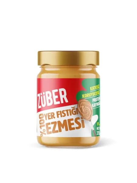Zuber 100% Арахисовая паста 315 г Натуральная и без добавок