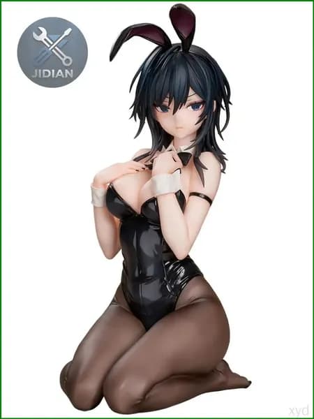 Статуэтка с кроликом Yokoyama Ishimi, выполненная в коленопреклоненной позе, высотой 17 см, применяется как декоративный атрибут из аниме и вручается в качестве качественного презента.