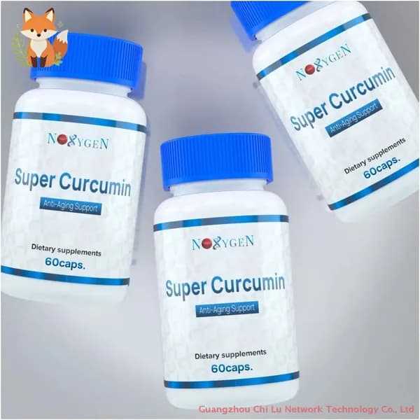 Качественный Noxygen Super Curcumin, 60 капсул, используемый для продления молодости и сохранения здоровья