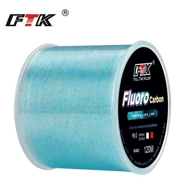 FTK Монофильная леска для рыбалки, размотка: 120 м, толщина: 0.45 мм