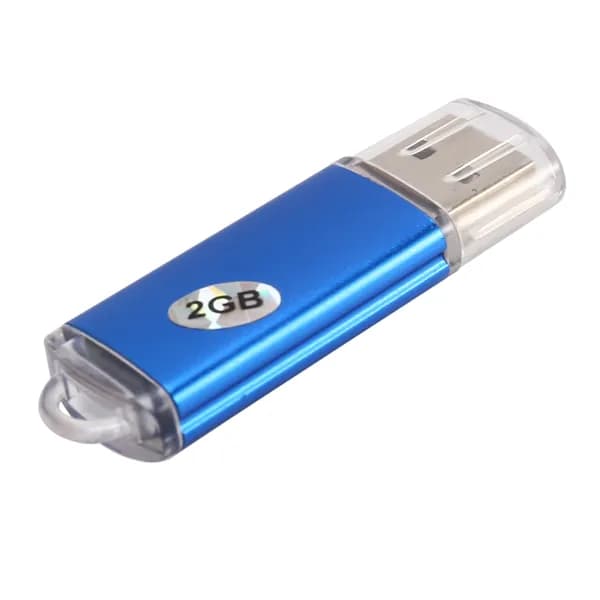 2GB USB 2.0 Flash U disk синий
