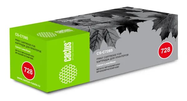 Картридж лазерный Cactus CS-C728S (728) для Canon i-SENSYS MF4410 MF4430 MF4450 MF4550D черный (2100 стр)