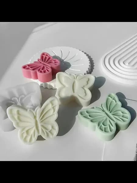 Силиконовый mold бабочка для мыловарения