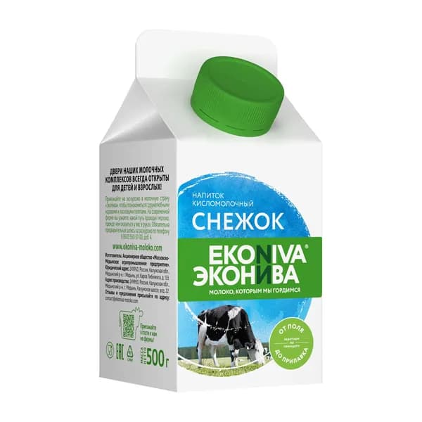 Снежок 2,5% 500 г, ЭкоНива