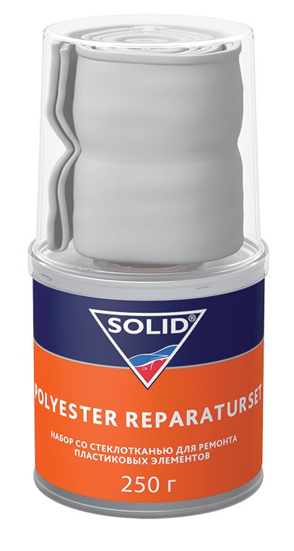 Набор для ремонта пластика SOLID POLYESTER REPARATURSET - (250 гр)