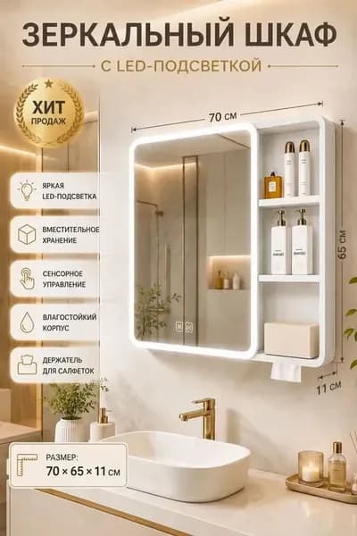 Тумба для ванной,, 70х11х65.01 см