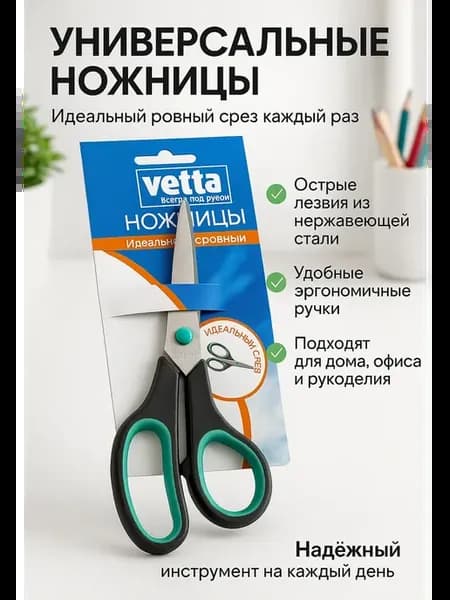 Ножницы канцелярские универсальные портновские большие