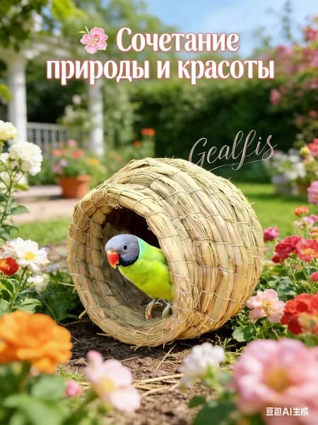соломенное птичье гнездо