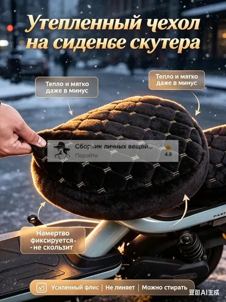чехол на сиденье велосипеда