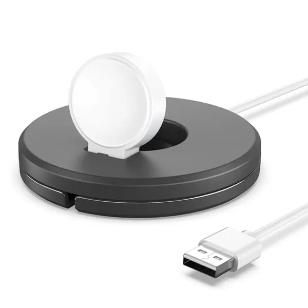 Зарядное USB устройство с подставкой для Samsung Galaxy Watch Active/Active2/Watch3 - черное
