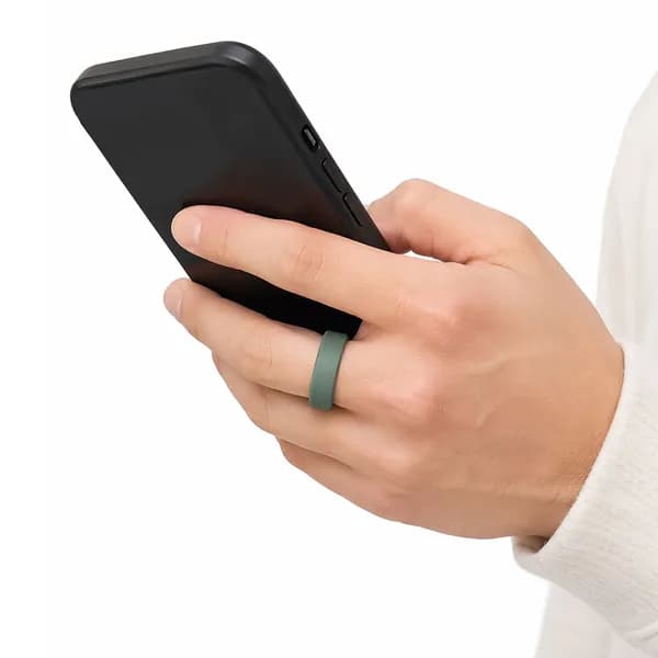 Мягкий силиконовый чехол для кольца Oura Ring 5, цвет зелёный клён , размер M