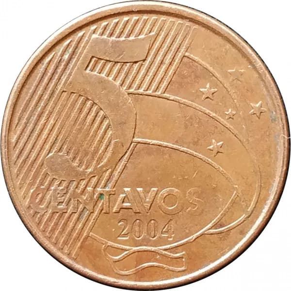 5 сентаво 2004 Бразилия из оборота
