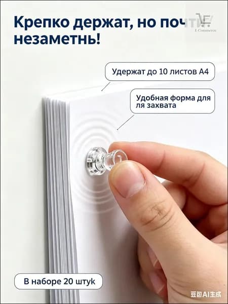 Качественные магнитные крепления для маркировочных поверхностей, 11х17 мм, комплект из 20 штук, применяются на офисных и домашних холодильниках.