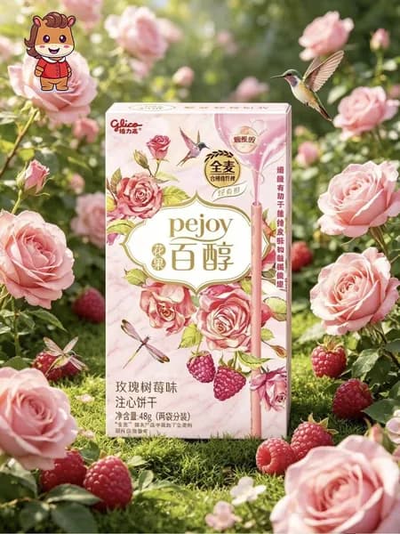 Pejoy (Glico) Печенье Цветы и чай Японская серия, ассорти вкусов