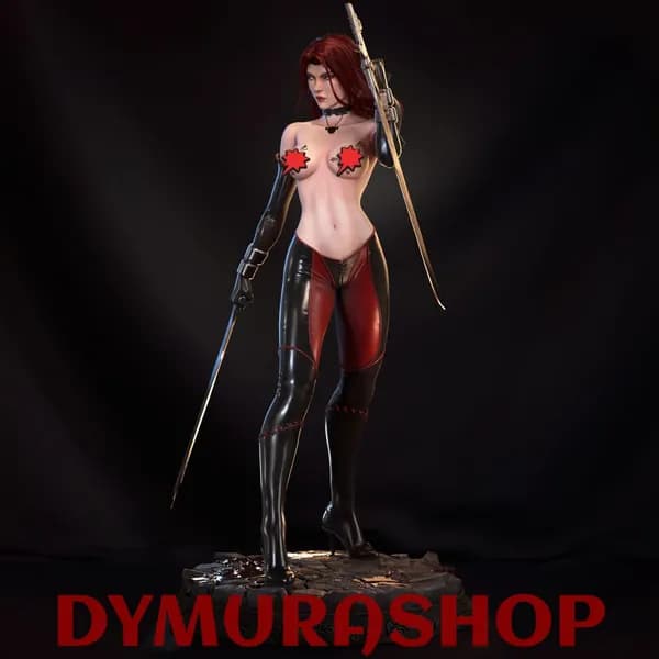 Фигурка Коллекционная Неокрашенная 0594 BloodRayne 1/35 Голая