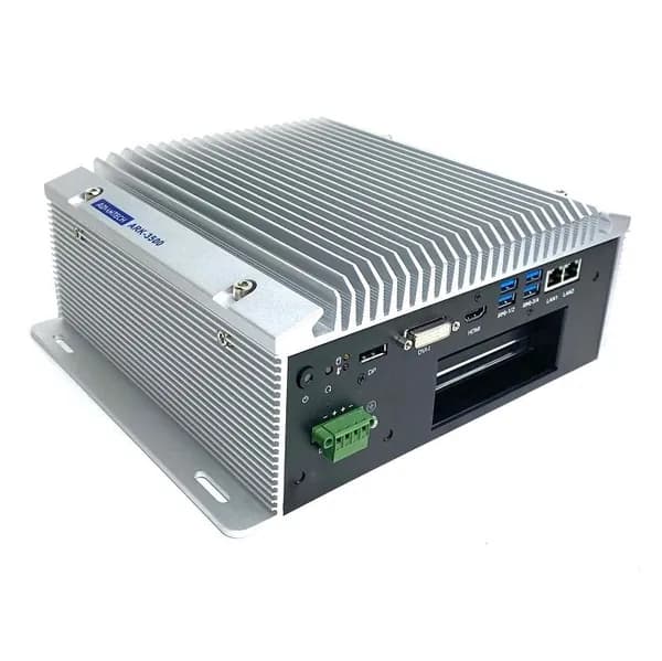 AdvanTech Мини-ПК ARK-3500P-00A1E (Без процессора, RAM Отсутствует, Intel GMA, ), серебристый, черный