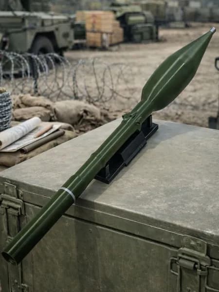 Макет пластиковый выстрела ПГ-7 ВЛ Луч (РАЗБОРНЫЙ)