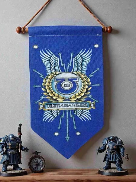 Warhammer 40K, Боевой штандарт легиона, Боевой штандарт, Товары Warhammer 40K 30*16 см 1 шт.