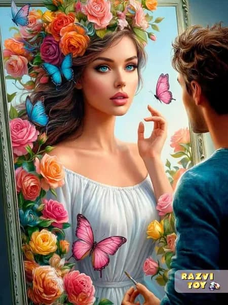 Алмазная мозаика 40х50 без подрамника