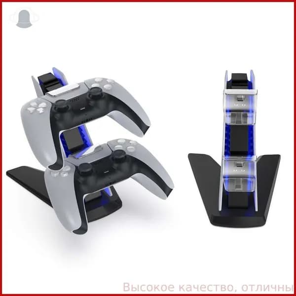 Двойное быстрое ЗУ Type-C для контроллеров PS5