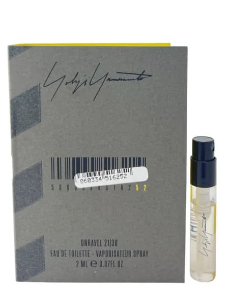 Yohji Yamamoto Unravel 21/38 Пробник Туалетная вода Мужская 2мл