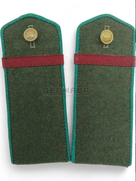 Погоны полевые, ефрейтор погранвойск НКВД, (РККА) СССР обр. 1943г.