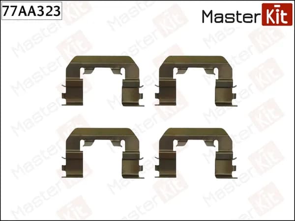 Комплект установочный тормозных колодок Hyundai Santa, Fe, IIIDM 12-Kia Sorento IIXM 09- MasterKit 77AA323