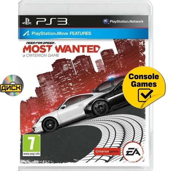 Игра PS3 Need For Speed Most Wanted (PlayStation 3, Русская версия)