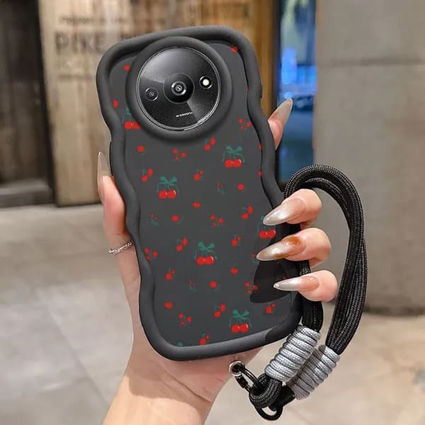 чехол для и браслет Redmi A3 с Лук вишня