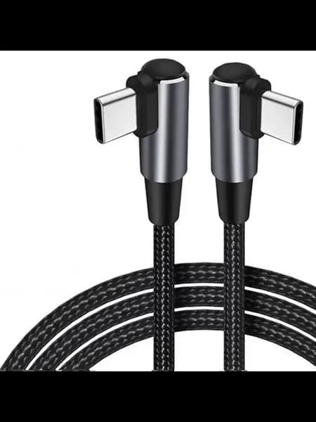 USB C - USB C кабель 60 Вт, 0.5m, черный