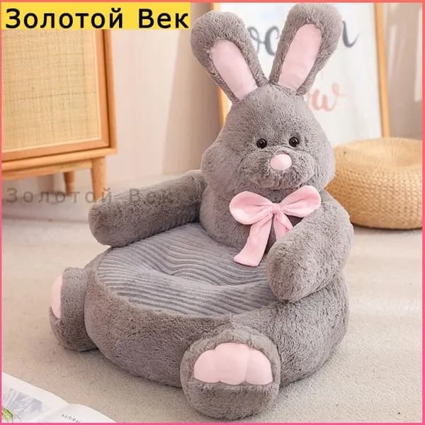 Прямой диван 50х50х45 см,светло-серый