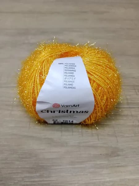 Пряжа YARNART CHRISTMAS 32. (Желтый)
