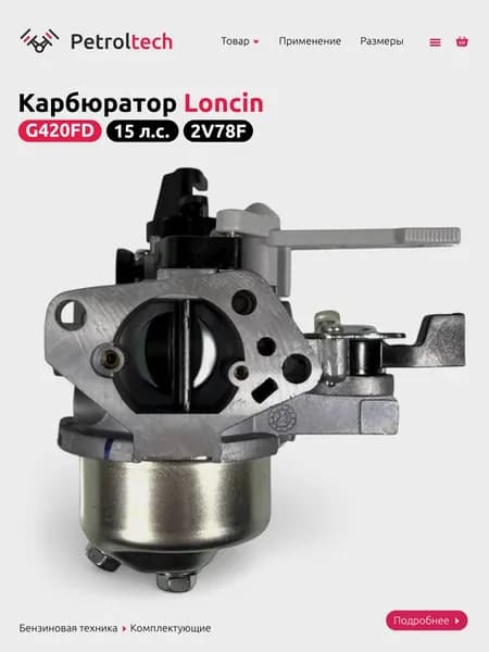 Карбюратор G420FD 170020446-0011