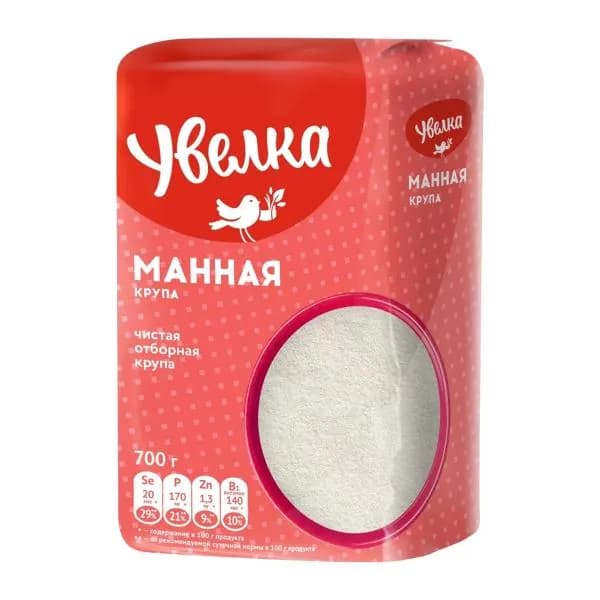 Крупа Увелка Манная 700г