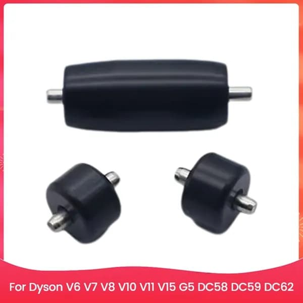 Комплект из 3 сменных роликов для чистящей головки V6 V7 V8 V10 V11 V15 G5 DC58 DC59 с мягким бархатным покрытием.