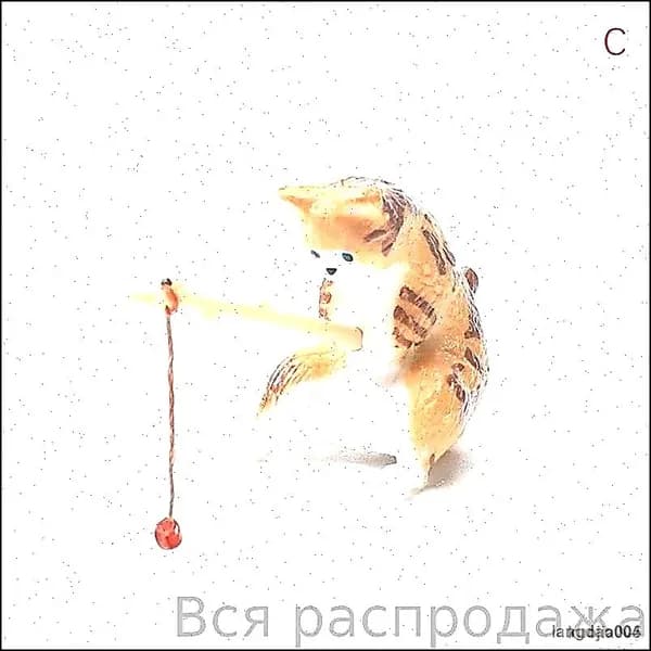 Рыболовные украшения для котенка