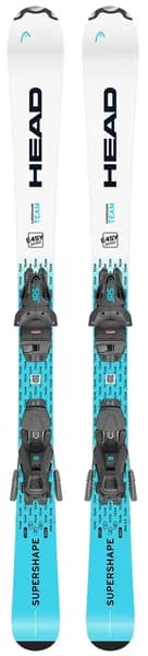 Горные лыжи HEAD Supershape Team Easy JRS white-speedblue 157 + 7.5 GW