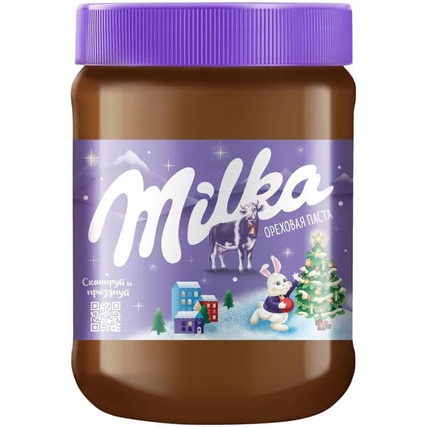 Паста ореховая Milka с добавлением какао, 350г, 2 шт.